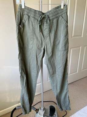 Supplies by Union Bay Olive Green Utility Jogger Pants Size M